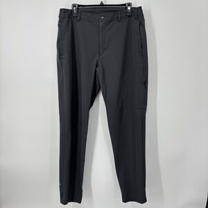 Mack Weldon Pants Black Radius Flex Joggers Stretch Zip Pockets Men's Large